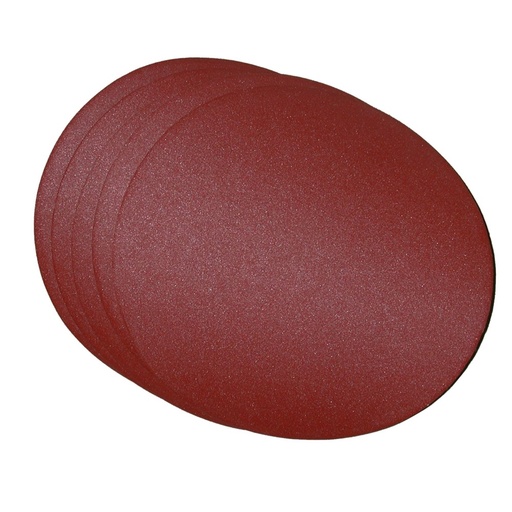 [160-AAPACKVEL175080] DISC ALUMINIUM OXIDE 175MM HOOK/LOOP BACK 80GRIT - 4 PACK