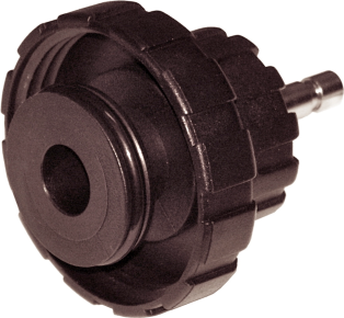 62 4mm Male Radiator Cap Adaptor (Black) Mercedes Benz | SOS New