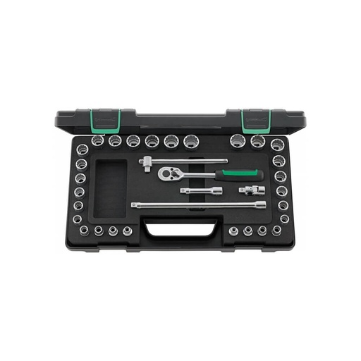 [160-SW45MA/28/5 - 96021122] 33PC 3/8 Inch Drive SOCKET&ACSRY SET (7MM - 22MM & 1/4" - 7/8") SW45MA/28/5 - 96021122