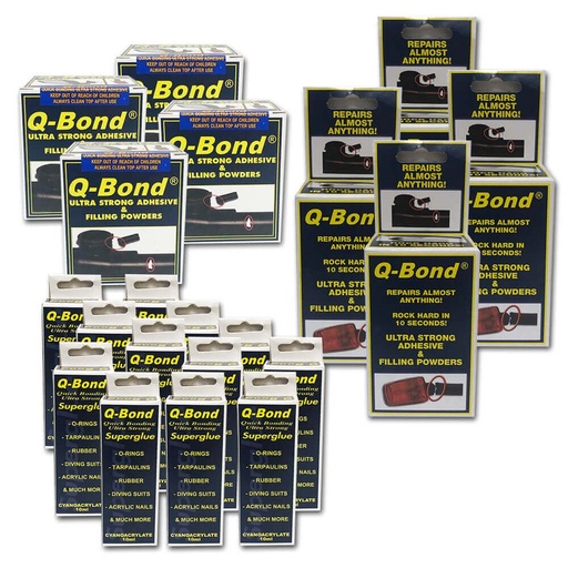 [160-QBDISPLAYREFILL] Q-Bond Counter Display REFILL - Stock Only | 4x QB2  4x QB3 12x QB4