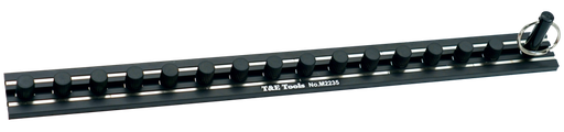 [59E-M2235] 15Pc. x 3/8 Inch Drive Magnetic Socket Rail 300mm
