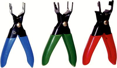 [159-4404] 3 Piece Fuel Line Disconnect Tool Set Plier Type