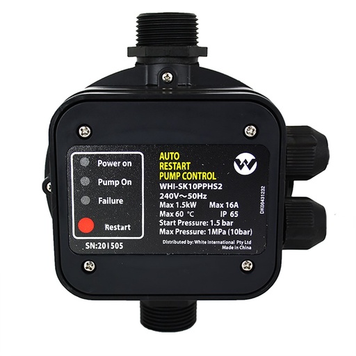 [160-WHI-SK10PPHS2] WHI-SK10PPHS2 - CONTROL SK10PPHS2 AUTO RESTART 1.5BAR