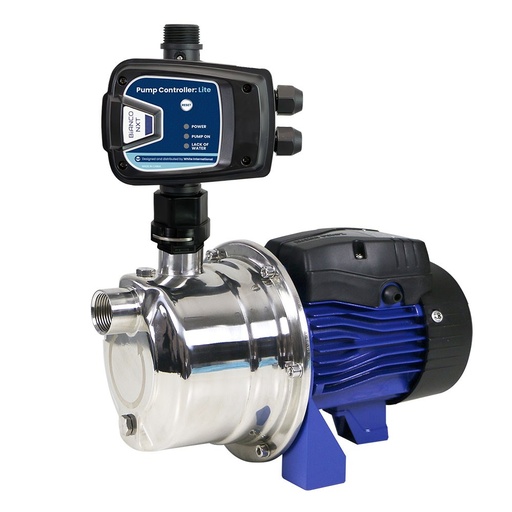 [160-BIA INOX90SLITE] BIA-INOX90LITE - PUMP SURFACE MOUNTED CLEAN WATER WITH AUTO PUMP CONTROL 50M 79L/MIN 750W 240V
