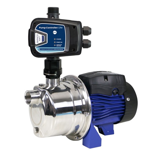 [160-BIA INOX45LITE] BIA-INOX45LITE - PUMP SURFACE MOUNTED CLEAN WATER WITH AUTO PUMP CONTROL 40M 57L/MIN 450W 240V