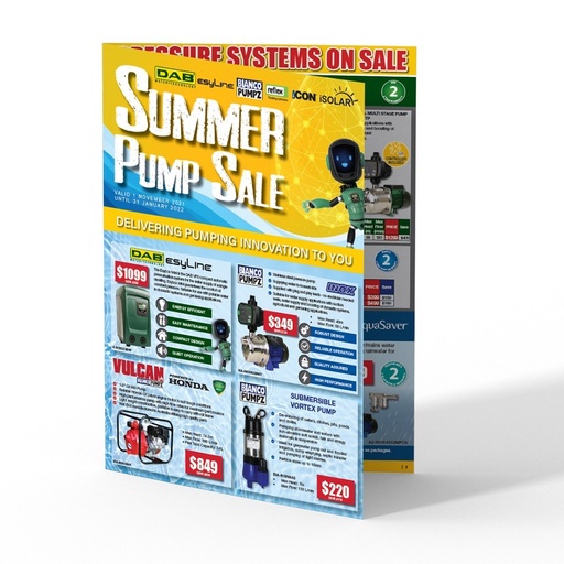 [160-PUMPBROCH] Summer Pump Sale Brochure Bundle - PKT 200