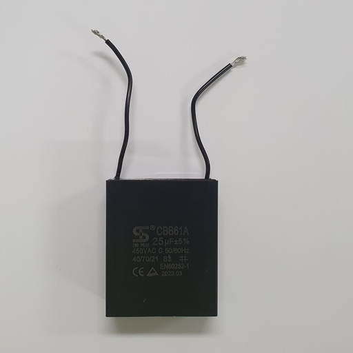 [160-BIA-CAPACITOR 25 AHS10A] CAPACITOR  25UF   AHS10A (18) BIA-CAPACITOR 25 AHS10A
