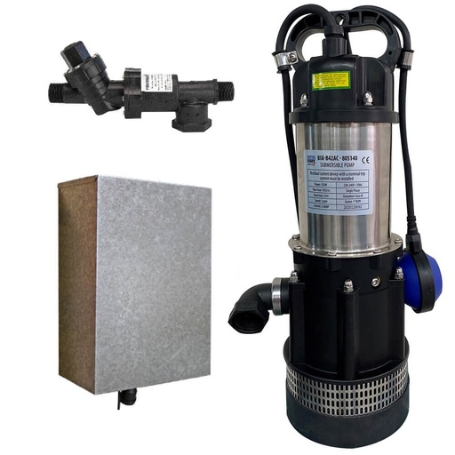 [160-RS6 B42ACMPC20BP] RS6-B42ACMPC20BP - Rainsaver MK6 & Multistage Pumps with SK20PPHS2 controller in a galvanised enclos