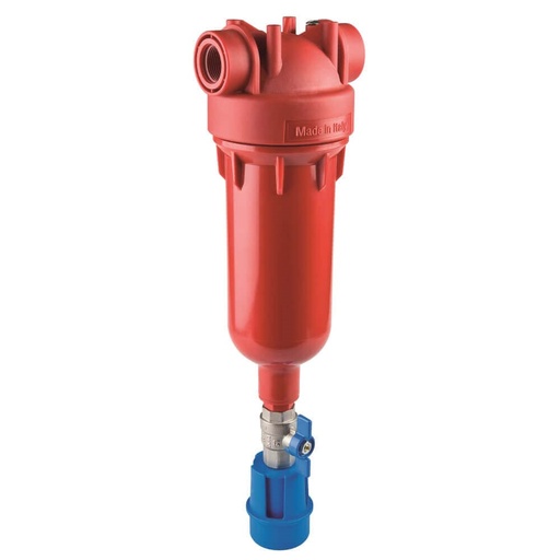 [160-ATF-HYDRAHOT1RAH90MCRIN] Hydra MONO HOT 10" STD Clear Self Cleaning Sediment Filter 90mic S Steel Mesh 1" Plastic BSP