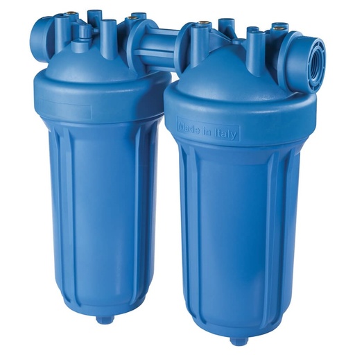[160-ATF-KITDPBIGPSPM10DUO11/2INAB] DP Duo Filter Housing 10" BIG 1.5" In/Out with Spanner & Bracket
