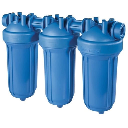 [160-ATF-KITDPBIGPSPM10TRIO11/2INAB] DP Trio Filter Housing 10" BIG 1.5" In/Out with Spanner & Bracket