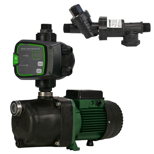 [160-RS6 JETCOM82NXT] RS6-JETCOM82NXT RAINSAVER MK6PUMP KIT CLEAN WATER DOMESTIC 60L/MIN 47M 240V