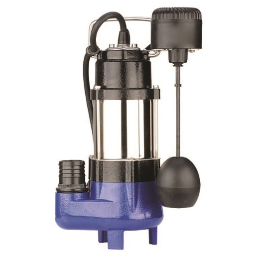 [160-BIA-B25VAS2-FF] B25VAS2-FIXEDFLOAT-VORTEX-PUMP - Submersible Vortex Pump 150LPM 7.5M