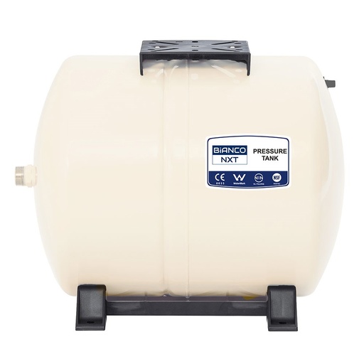 [160-BIA BPT-60H] BIA-BPT-60H - Bianco Pressure Tank 60 Litre Horizontal Almond  4 Bar Pre-Charge