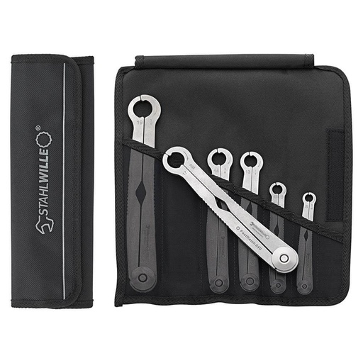 [160-SW240/6 - 96411006] 6-Piece FastRatch Ratchet Spanner Set in Textile Case (8-19mm | 5/16 - 3/4") SW240/6 - 96411006