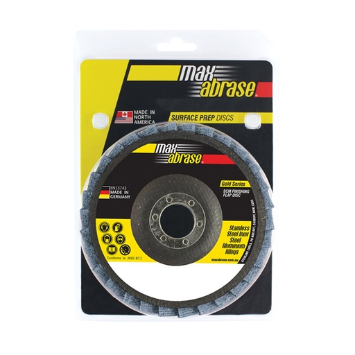 [170-CGSPFD125F] Flap Disc Surface Finishing 125mm Fine / Blue SCM Carded (Pk 1)