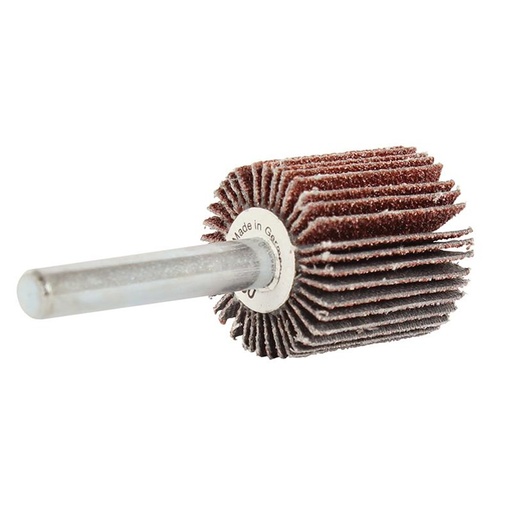 [170-GFWAM252580] Mounted Flap Wheel 25 x 25 x 6mm AO80 Grit