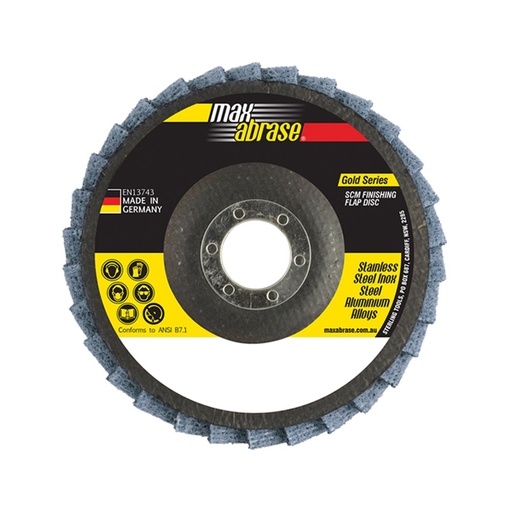 [170-GSPFD125F] Flap Disc Surface Finishing 125mm Fine / Blue SCM Bulk