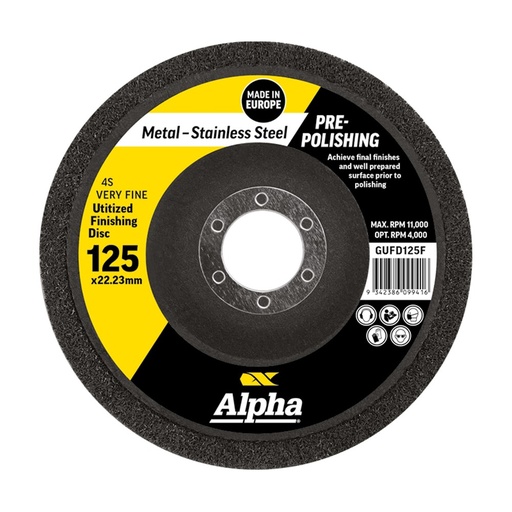 [170-GUFD125F] Unitized Finishing Disc 125mm 4S Very Fine Bulk