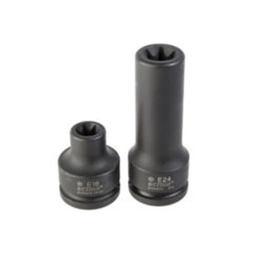 [170-63325010] E10 1/2 Inch Drive 6-Point E-Torx Thin Wall Impact Socket