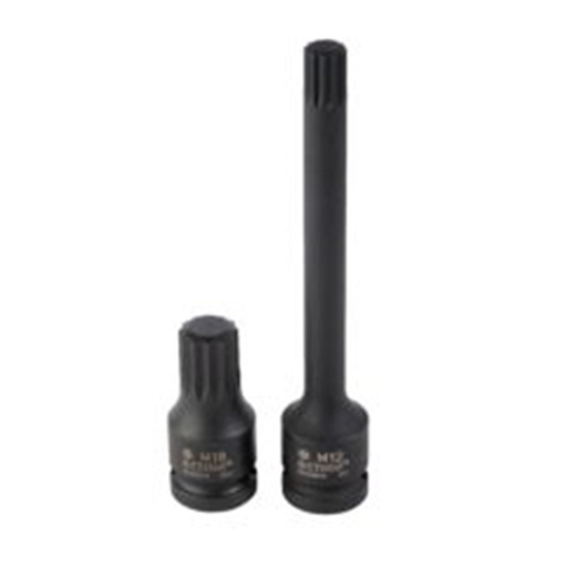 [170-65217014] 14mm 3/8" Drive 100mm Metric Triple Square Impact Socket