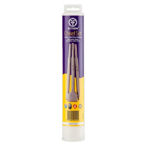 [170-P2380304-10] 3 Piece SDS Plus Chisel Set - Inner Carton (x10)