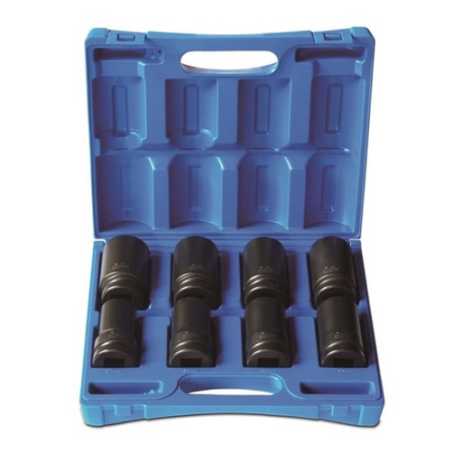[170-605520801] 8 Pieces 1 Drive 6-Point Metric Deep Socket Set