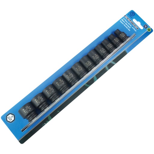 [170-611101201] 12 Piece 3/8 Inch Driveive 6-Point Metric Standard Set