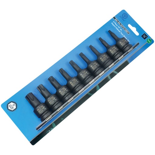 [170-647210901] 9 Piece 1/2 Inch Driveive Internal Torx Driver 55 Long Set