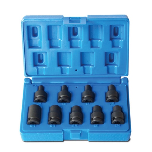 [170-69613091] 9 Piece 3/8 Inch Driveive E-Torx Thin-wall Set