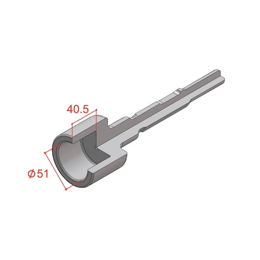 [170-22614200] 50 x 200mm 30mm Hex Shank Spike Driver