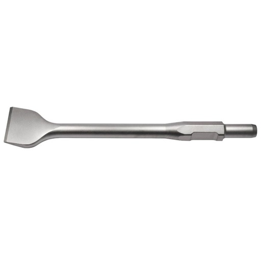 [170-22617410] 75 x 410mm 30mm Hex Shank Wide Bent Chisel
