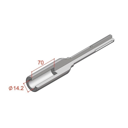 [170-23936250] 1/2" 250mm SDS Max Ground Rod Driver