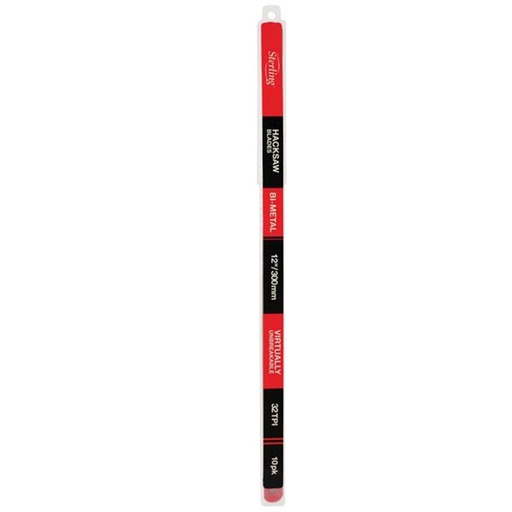 [170-300-32S-4] 32tpi Hacksaw Blades - Sterling - Tube of 10