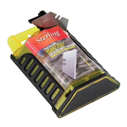 [170-928-2D] Heavy Duty Bull Nose Blade in Dispenser Pack (x100)