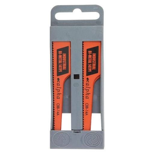 [170-CBB-14A] 14tpi Air Hacksaw Blades - ALPHA (x10)