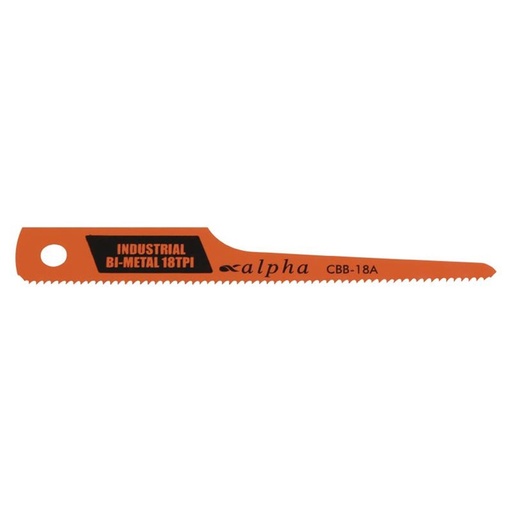 [170-CBB-18A] 18tpi Air Hacksaw Blades - ALPHA (x10)