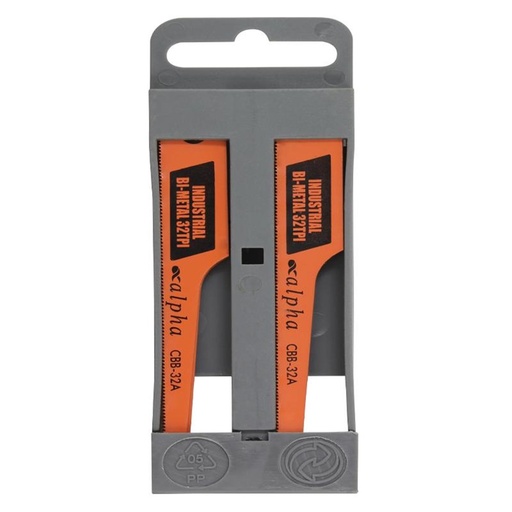 [170-CBB-32A] 32tpi Air Hacksaw Blades - ALPHA (x10)