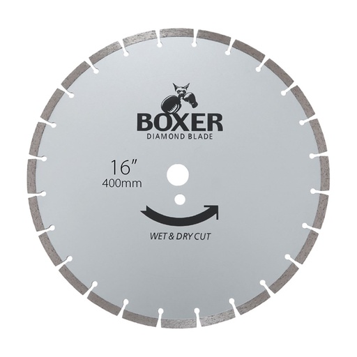 [170-BXR16S] Austsaw/Boxer - 400mm (16in) Diamond Blade Boxer Segmented - 25.4/20mm Bore - Segmented