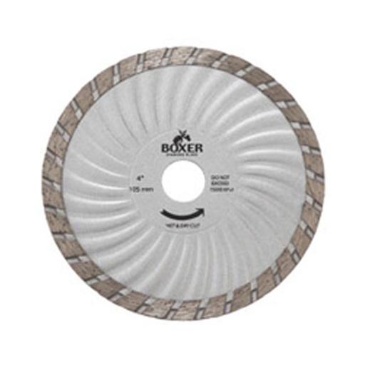 [170-BXR4T] Austsaw/Boxer - 103mm (4in) Diamond Blade Boxer Super Turbo Wave - 16mm Bore - Super Turbo
