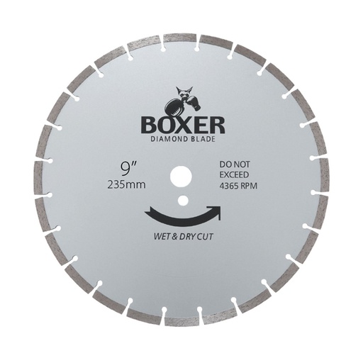 [170-BXR9S] Austsaw/Boxer - 235mm (9in) Diamond Blade Boxer Segmented - 25/22.2mm Bore - Segmented
