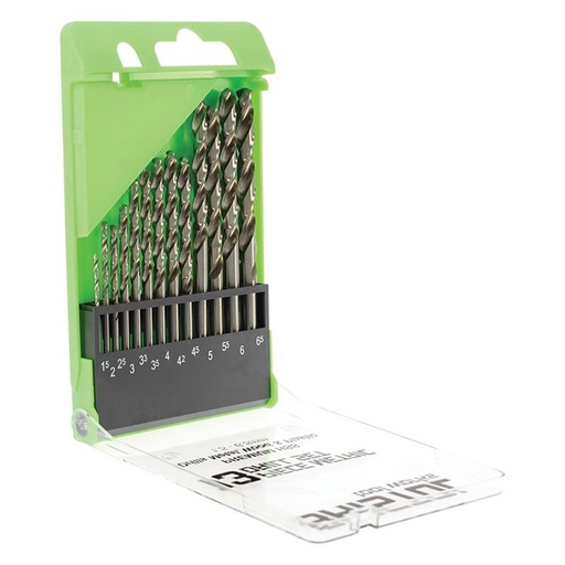 [170-BTW13M] 13 Piece | Bristol Metric Drill Set