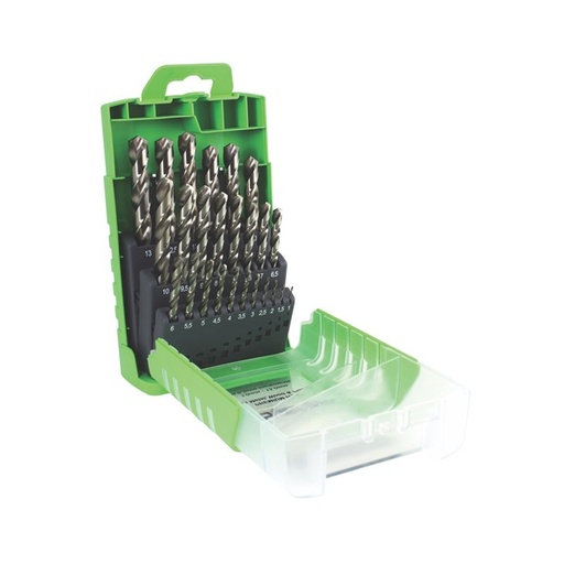 [170-BTW25M] 25 Piece | Bristol Metric Drill Set