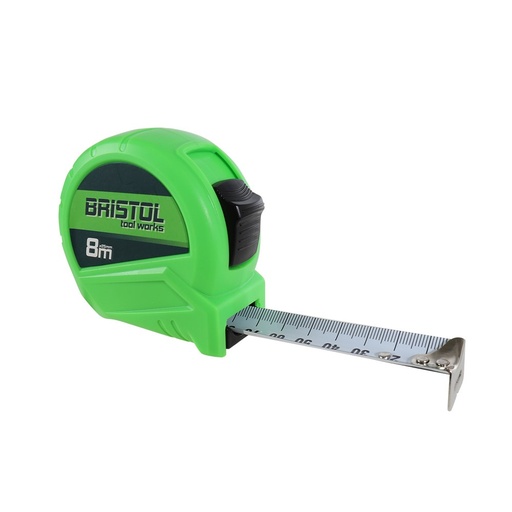 [170-BTW8025] Bristol | 8m Metric Tape Measure