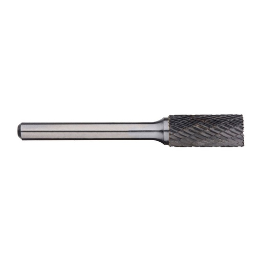 [170-SB-51DC] 1/4in Cylindrical Carbide Burr With End Cut, 1/2in flute length