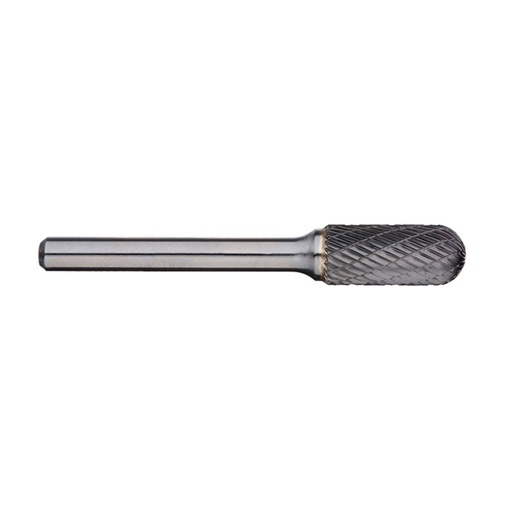 [170-SC-1L6] 1/4in Cylindrical Ball Nose Carbide Burr - 6in Long