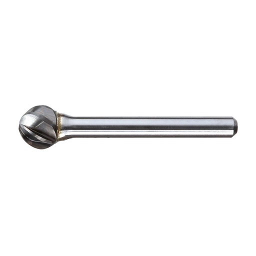 [170-SD-1AL] 1/4in Ball Carbide Burr, 1/4in Shank dia - Aluminium Cut