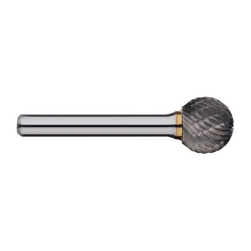 [170-SD-1DC] 1/4in Ball Carbide Burr, 1/4in shank dia.