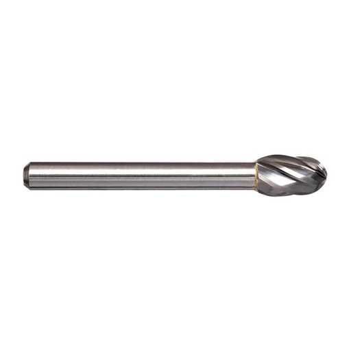 [170-SE-6AL] 5/8in Oval Carbide Burr, 1/4in shank dia. - Aluminium Cut