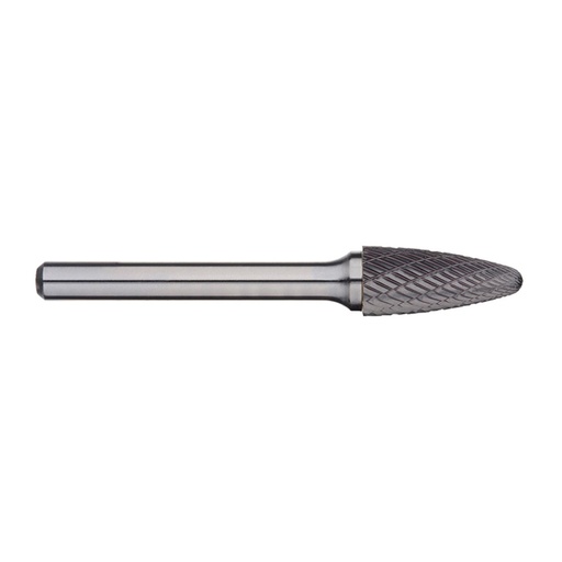 [170-SF-5L6] 1/2in Tree Radius Nose Carbide Burr - 6in Long